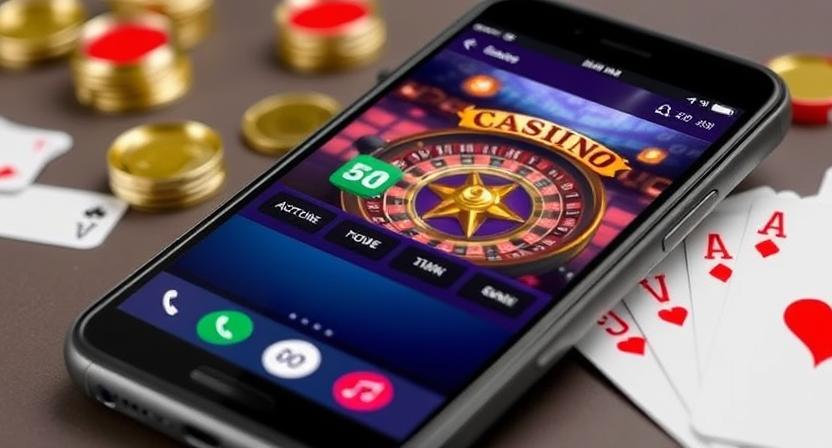 WW555 mobile casino app interface